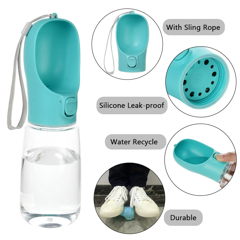 Botella Agua Perro 550ml